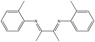 N-{1-methyl-2-[(2-methylphenyl)imino]propylidene}-N-(2-methylphenyl)amine Struktur