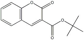 tert-butyl 2-oxo-2H-chromene-3-carboxylate Struktur