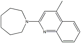 2-(1-azepanyl)-4-methylquinoline Struktur