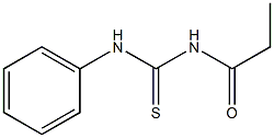 N-phenyl-N'-propionylthiourea Struktur