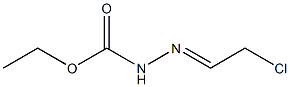 ethyl 2-(2-chloroethylidene)-1-hydrazinecarboxylate Struktur