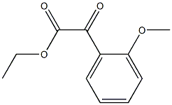 ethyl 2-(2-methoxyphenyl)-2-oxoacetate Struktur