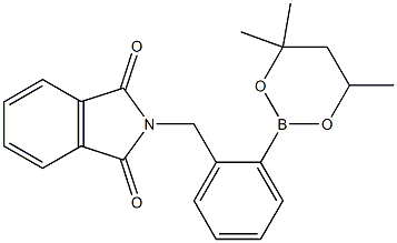 2-[2-(4,4,6-Trimethyl-1,3,2-dioxaborinan-2-yl)benzyl]-1H-isoindole-1,3(2H)-dione Struktur