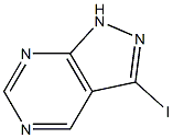 3-iodo-1H-pyrazolo[3,4-d]pyrimidine Struktur