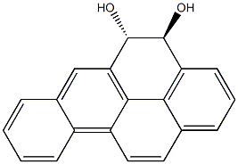 (4S,5S)-4,5-Dihydrobenzo[a]pyrene-4,5-diol Struktur