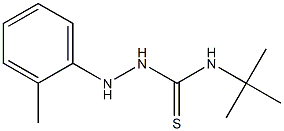 1-(2-Methylphenyl)-4-tert-butylthiosemicarbazide Struktur