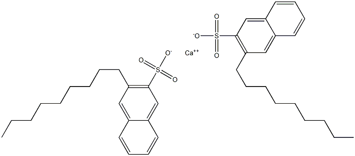 Bis(3-nonyl-2-naphthalenesulfonic acid)calcium salt Struktur