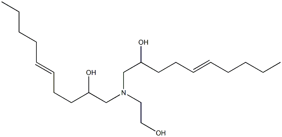 1,1'-[(2-Hydroxyethyl)imino]bis(5-decen-2-ol) Struktur