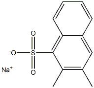 2,3-Dimethyl-1-naphthalenesulfonic acid sodium salt Struktur