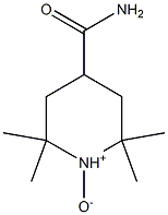 2,2,6,6-Tetramethyl-4-carbamoylpiperidine 1-oxide Struktur