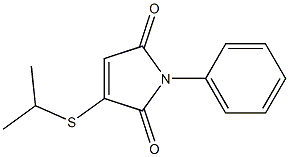 3-Isopropylthio-1-phenyl-1H-pyrrole-2,5-dione Struktur