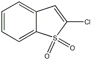 2-Chloro-1-benzothiophene 1,1-dioxide Struktur