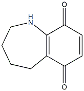 2,3,4,5-Tetrahydro-1H-1-benzazepine-6,9-dione Struktur