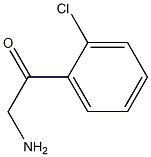 2-Amino-1-(2-chlorophenyl)ethanone Struktur