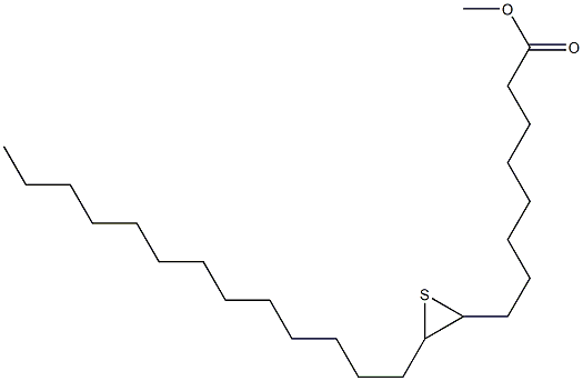 9,10-Epithiotricosanoic acid methyl ester Struktur