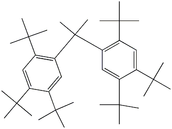 4,4'-Isopropylidenebis(1,2,5-tritert-butylbenzene) Struktur