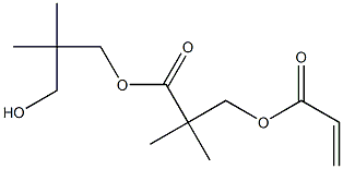 3-Vinylcarbonyloxy-2,2-dimethylpropionic acid 3-hydroxy-2,2-dimethylpropyl ester Struktur