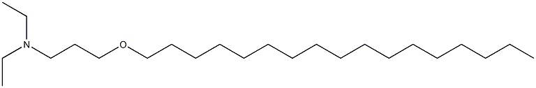 N,N-Diethyl-3-(heptadecyloxy)propylamine Struktur