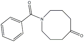 1-Benzoyl(octahydroazocin)-5-one Struktur