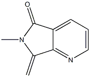 6,7-Dihydro-6-methyl-7-methylene-5H-pyrrolo[3,4-b]pyridin-5-one Struktur