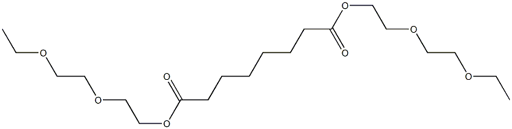 Hexane-1,6-dicarboxylic acid bis[2-(2-ethoxyethoxy)ethyl] ester Struktur