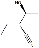 (2S,3S)-2-Ethyl-3-hydroxybutanenitrile Struktur