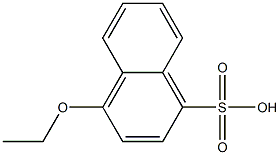 4-Ethoxy-1-naphthalenesulfonic acid Struktur