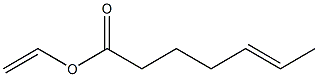 5-Heptenoic acid ethenyl ester Struktur