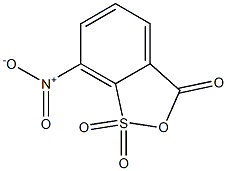 7-Nitro-3-oxo-3H-2,1-benzoxathiole 1,1-dioxide Struktur