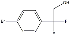 2-(4-Bromophenyl)-2,2-difluoro-ethanol Struktur