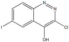 3-Chloro-6-iodo-cinnolin-4-ol Struktur