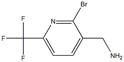 (2-Bromo-6-trifluoromethyl-pyridin-3-yl)-methyl-amine Struktur