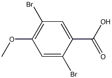 2,5-Dibromo-4-methoxy-benzoic acid Struktur