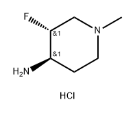 (3R,4R)-3-fluoro-1-methylpiperidin-4-amine dihydrochloride Struktur