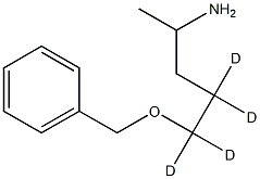 4-Amino-1-pentanol-d4 Benzyl Ether Structure