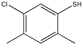 5-Chloro-2,4-dimethylbenzene-1-thiol Struktur