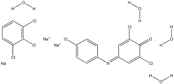 2,6-DICHLOROINDOPHENOL SODIUM SALT DIHYDRATE 2,6-Dichlorophenolate sodium dihydrate Struktur