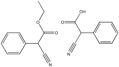 ETHYL PHENYLCYANOACETATE Phenyl cyanoacetate Struktur