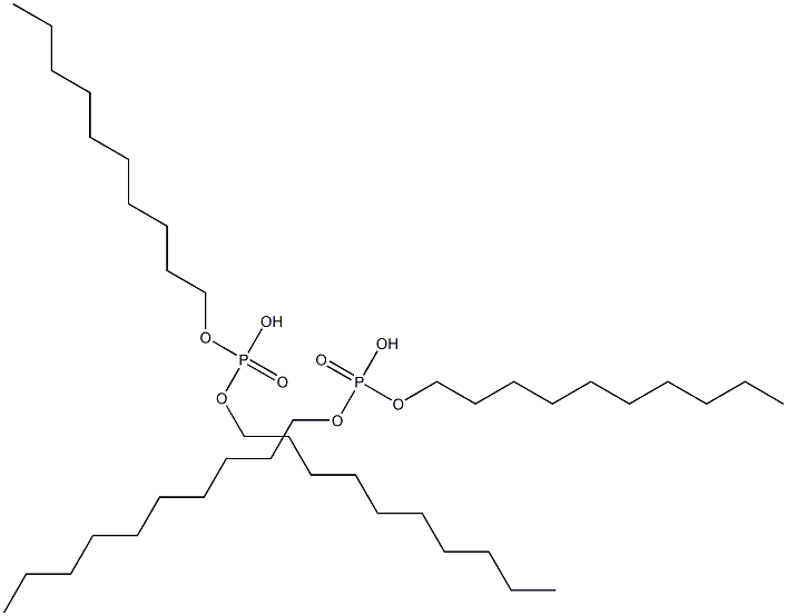 DIDECYL PHOSPHATE Di-decyl phosphate Struktur