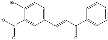 3Nitro-4-BromoChalcone Struktur