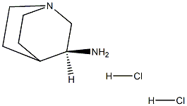 (S)-3-quinuclidinamine dihydrochloride Struktur