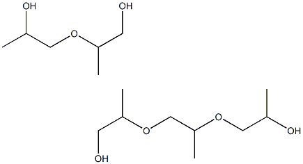 Tripropylene glycol dipropylene glycol Struktur