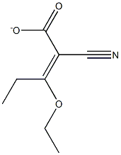 ETHYL(ETHOXYMETHYLENE)CYANOACETATE Struktur