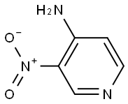 3-nitro-4-aminopyridine Struktur