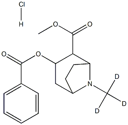 Cocaine-d3 Hydrochloride Struktur