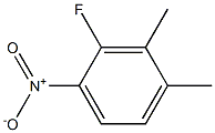 2-Fluoro-3,4-dimethyl-1-nitrobenzene Struktur