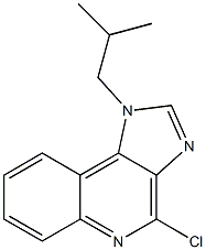 4-chloro-1-(2-methylpropyl)-1H-imidazol[4,5-c]quinoline Struktur