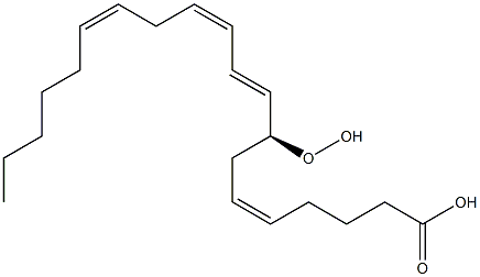 (5Z,8S,9E,11Z,14Z)-8-hydroperoxyicosa-5,9,11,14-tetraenoic acid Struktur