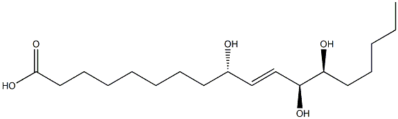 (E,9S,12S,13S)-9,12,13-trihydroxyoctadec-10-enoic acid Struktur