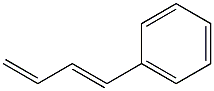 trans-1,3-Butadienylbenzene. Struktur